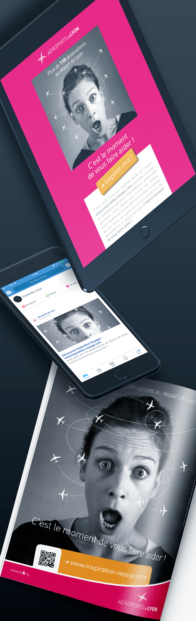 Emailing, Community management Aéroport de Lyon
