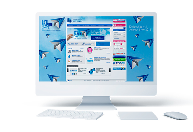 Conception et développement site web évènementiel Banque Populaire Auvergne Rhône-Alpes