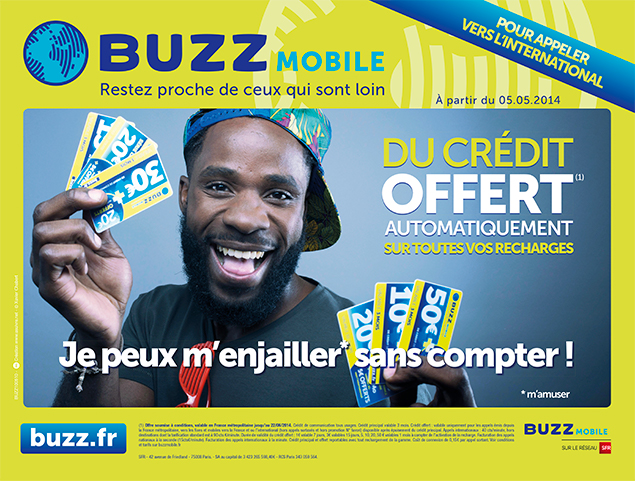 Création annonce presse Buzz Mobile
