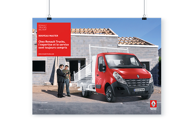 Campagne de communication lancement produit Renault Trucks