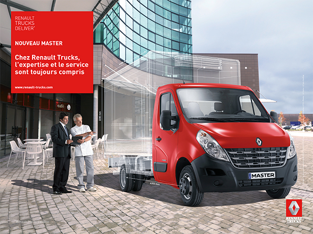 Création visuel clé Renault Trucks