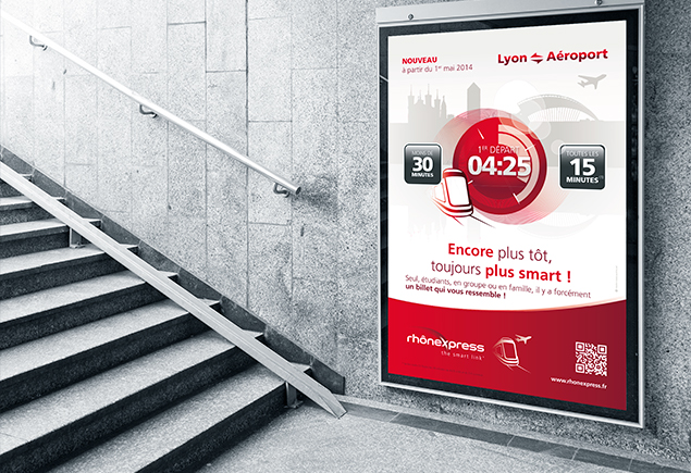 Campagne de communication Rhônexpress