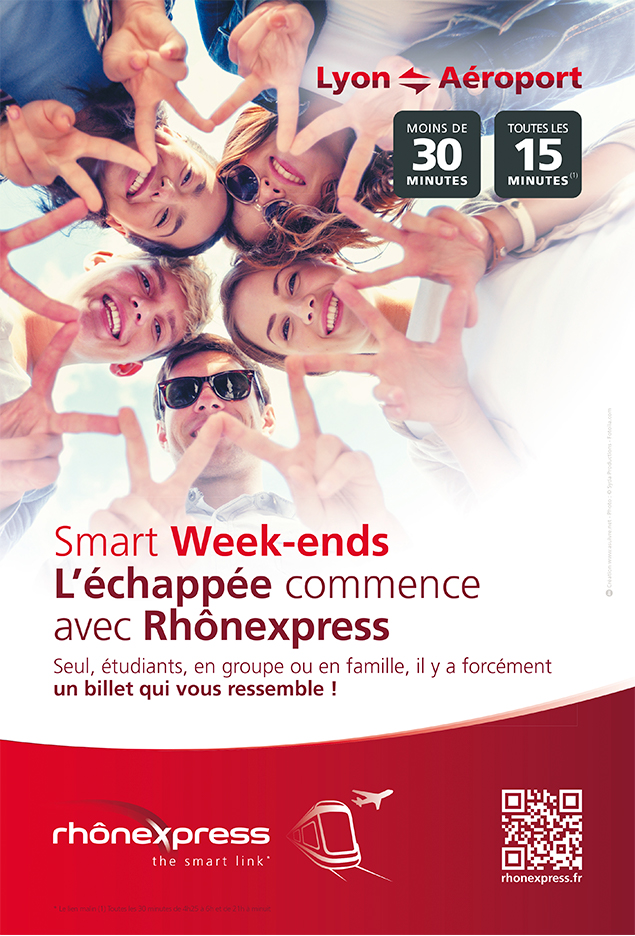 Conception annonce presse Rhônexpress