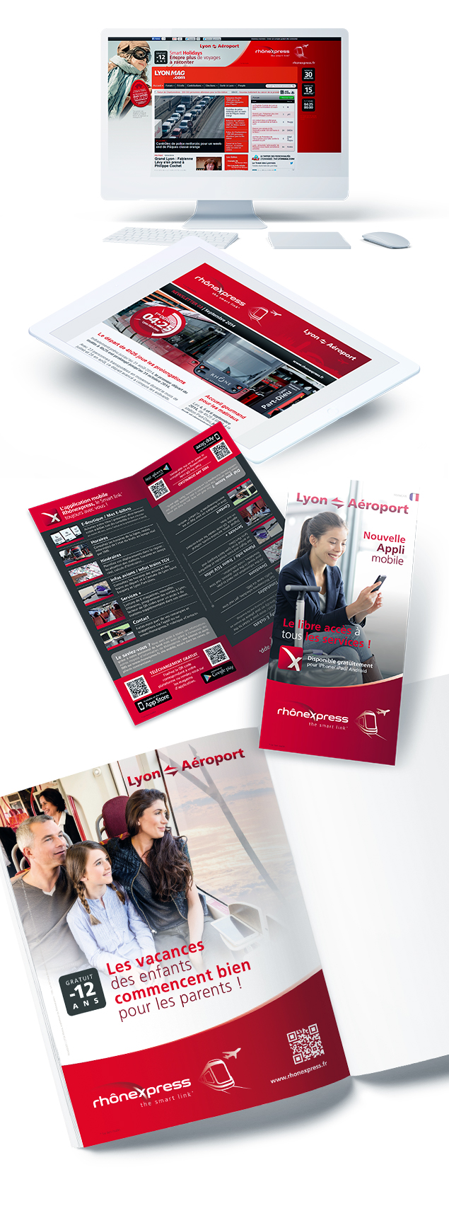 Conception et développement site web et production éditions Rhônexpress