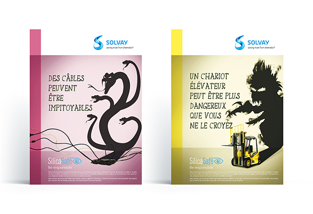 Concept créatif campagne communication Solvay